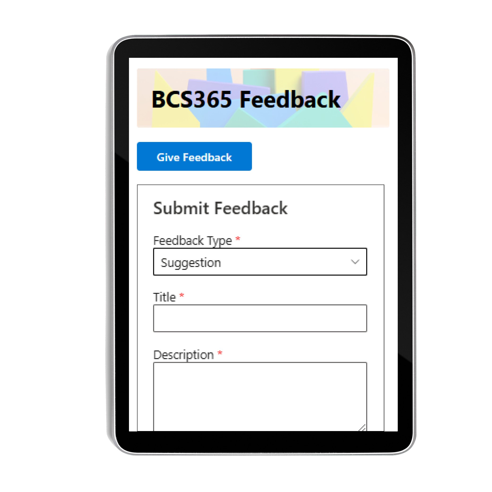 BCS365 Feedback BCS365 Feedback