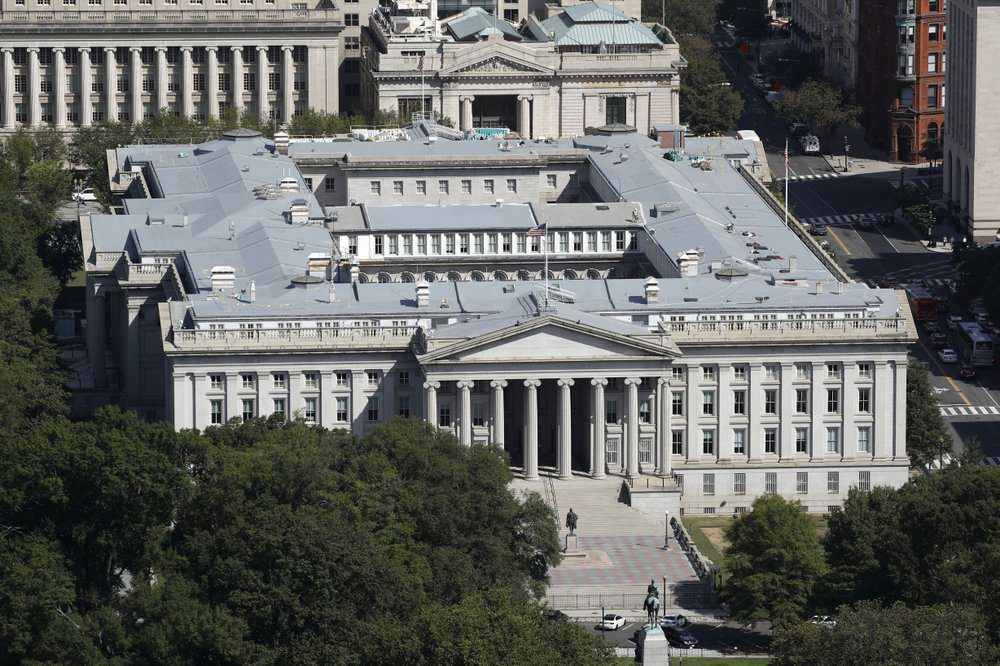 a huge building of us agency